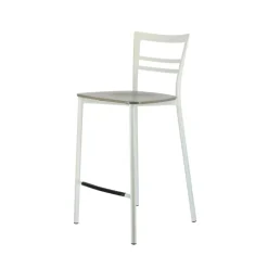 Go Clip Connubia® Tabouret snack contemporain en métal et multiplis bois