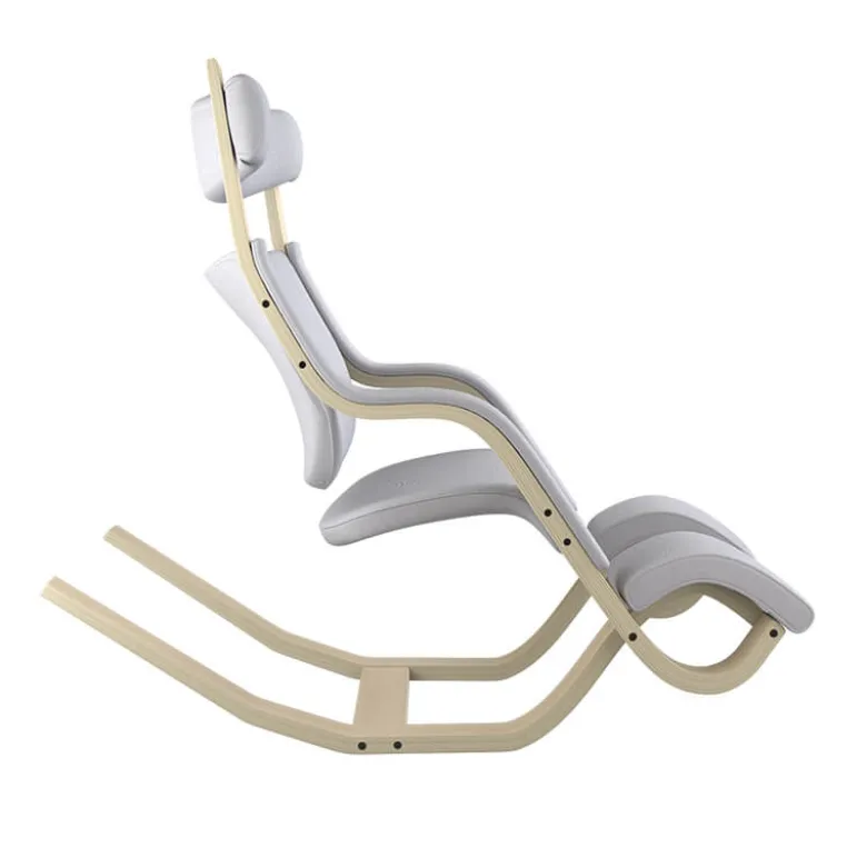 Gravity Varier® Fauteuil de relaxation en tissu et bois