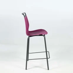 Gripp Tabouret snack design coque polypropylène pieds en métal