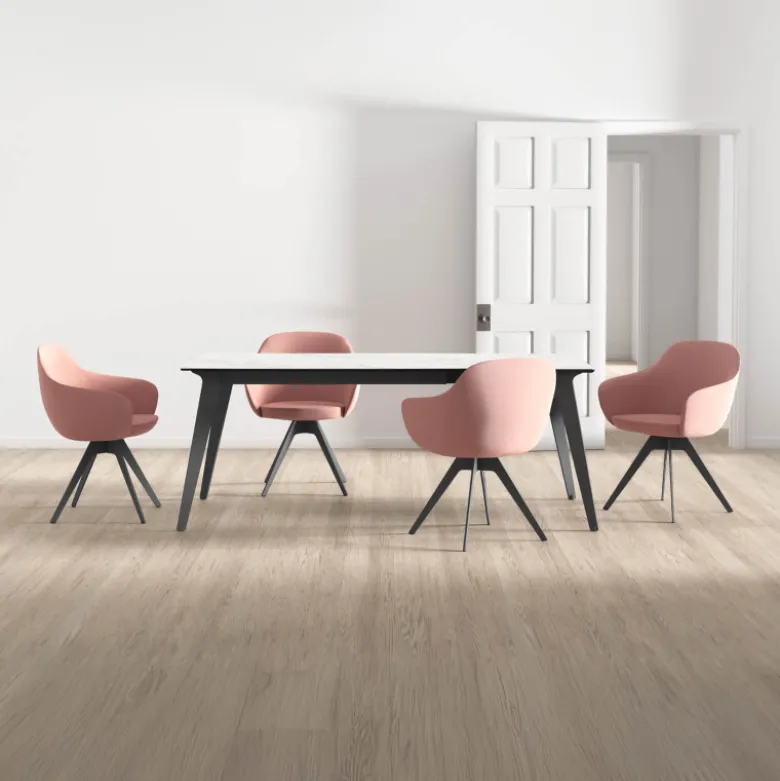 Infiné Table de salle à manger plateau en céramique