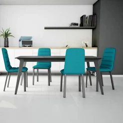 Infiné Table de salle à manger plateau en céramique
