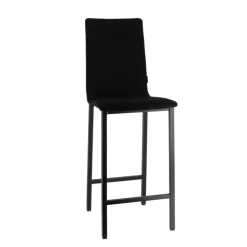Koko Mobliberica® Tabouret snack en tissu dossier haut