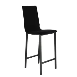 Koko Mobliberica® Tabouret snack en tissu dossier haut