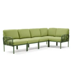 Komodo Canapé modulable d'extérieur 5 places