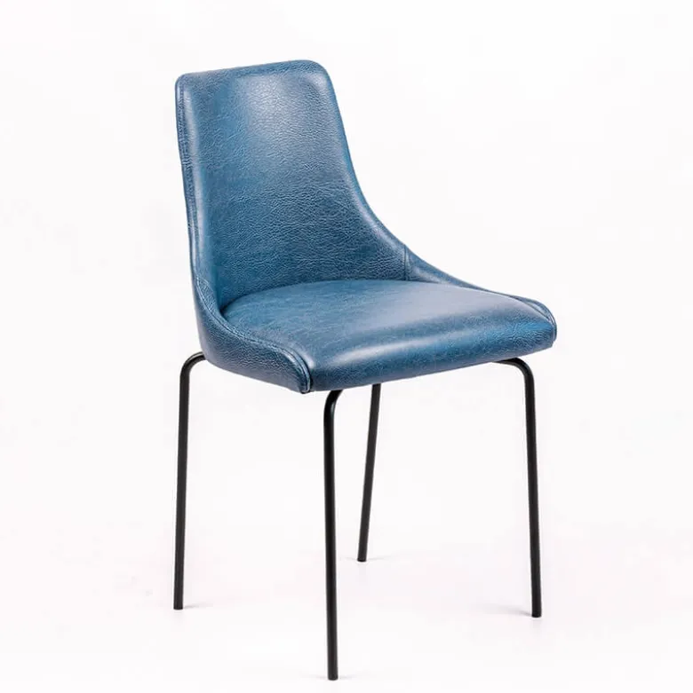Lars Chaise confortable avec pieds en métal