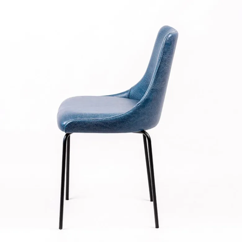 Lars Chaise confortable avec pieds en métal