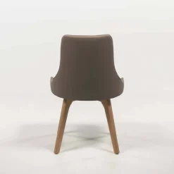 Lars Chaise de salle à manger vintage avec pieds en bois