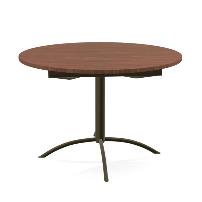 Laser Table de cuisine ronde en stratifié extensible