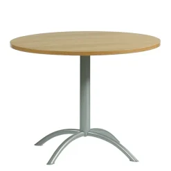 Laser Table ronde de cuisine en stratifié