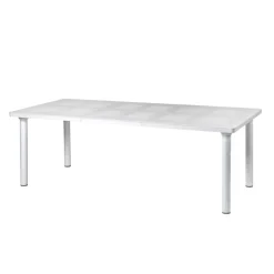 Libeccio Table de jardin extensible en polypropylène et aluminium