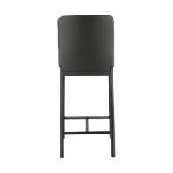 Loft Tabouret snack contemporain en simili et métal