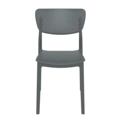 Lucy Chaise de jardin en polypropylène micro perforé