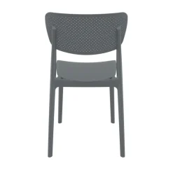 Lucy Chaise de jardin en polypropylène micro perforé