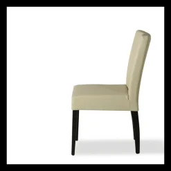Matias Chaise contemporaine en synthétique et bois