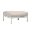 Maximo Pouf de jardin en polypropylène et tissu