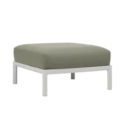 Maximo Pouf de jardin en polypropylène et tissu
