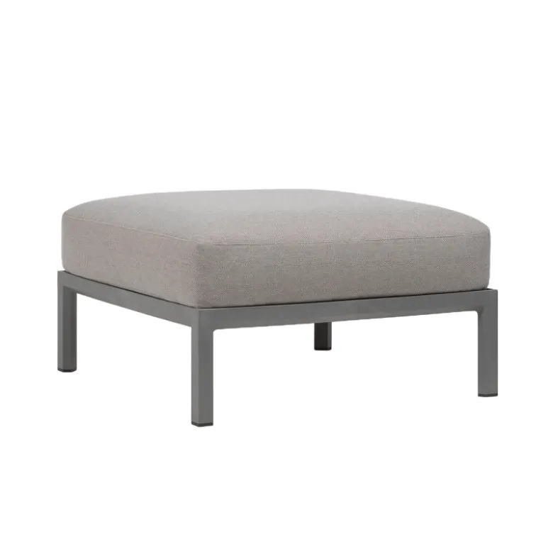 Maximo Pouf de jardin en polypropylène et tissu