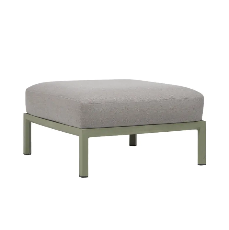 Maximo Pouf de jardin en polypropylène et tissu
