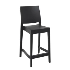 Maya Tabouret snack moderne empilable en polypropylène