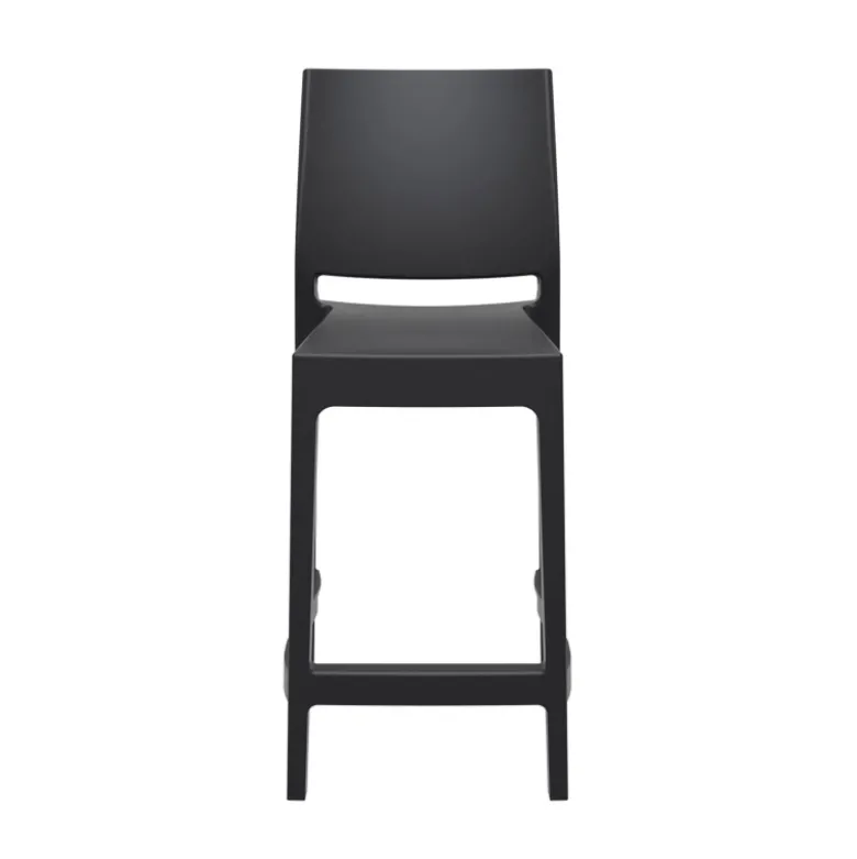 Maya Tabouret snack moderne empilable en polypropylène
