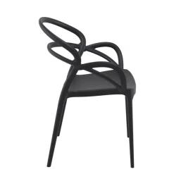 Mila Fauteuil design empilable en polypropylène