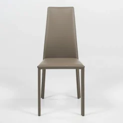 Monica Chaise de séjour italienne en croûte de cuir
