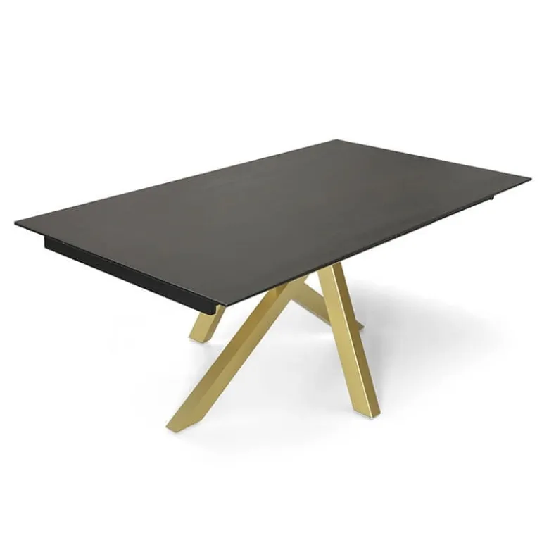 Moon Table design en Dekton avec pieds central