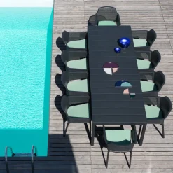 Net Fauteuil de terrasse moderne en polypropylène
