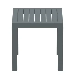Ocean Side Table basse d’appoint carrée en résine pour jardin