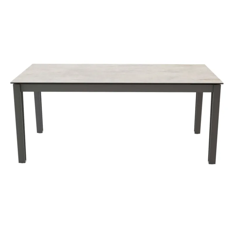 Okaso Table extensible moderne en céramique pieds en épingle