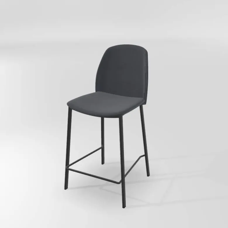 Olivia Tabouret snack moderne en tissu