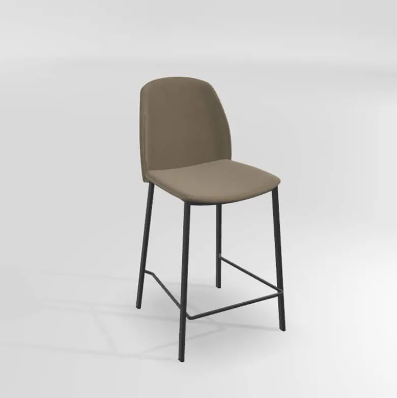 Olivia Tabouret snack moderne en tissu