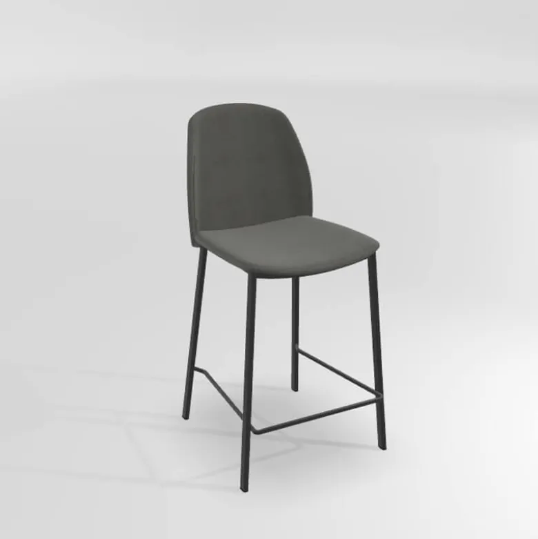 Olivia Tabouret snack moderne en tissu