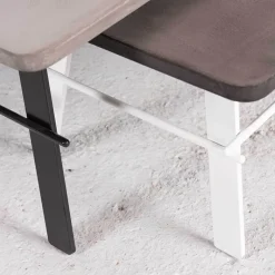 Opale Table basse design carrée en béton ciré fabrication française