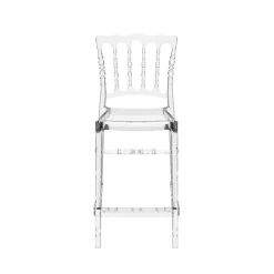 Opera Tabouret snack empilable style Napoléon en polycarbonate transparent