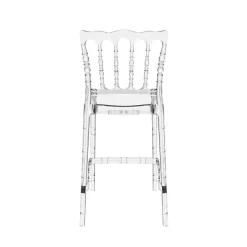 Opera Tabouret snack empilable style Napoléon en polycarbonate transparent