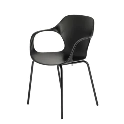OPS ! Connubia© Fauteuil design italien empilable en polypropylène avec pieds en métal