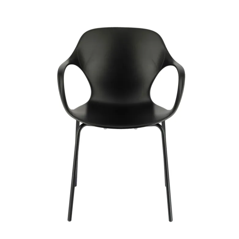 OPS ! Connubia© Fauteuil design italien empilable en polypropylène avec pieds en métal