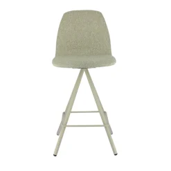 Osaka Tabouret snack moderne en tissu et pieds métal