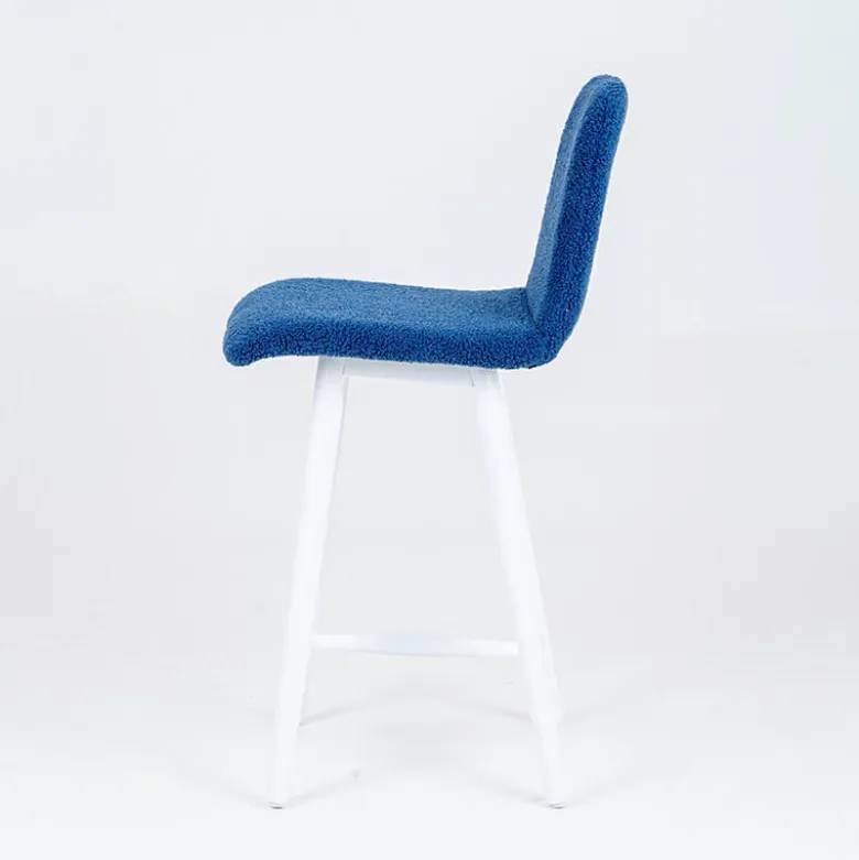Pandora Tabouret snack en tissu et pieds en bois massif