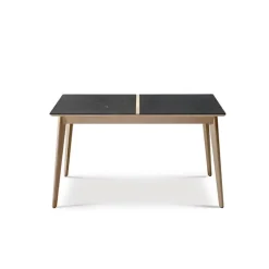 Paul Table extensible en bois et en céramique