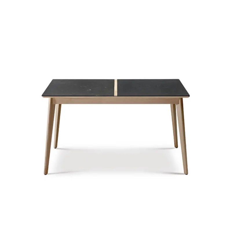 Paul Table extensible en bois et en céramique