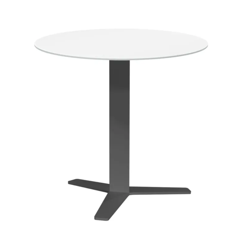 Peliccan Table snack ronde moderne en verre