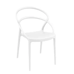 Pia Chaise tendance empilable en polypropylène