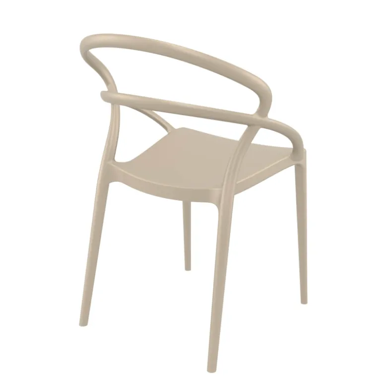 Pia Chaise tendance empilable en polypropylène