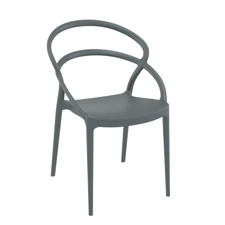Pia Chaise tendance empilable en polypropylène