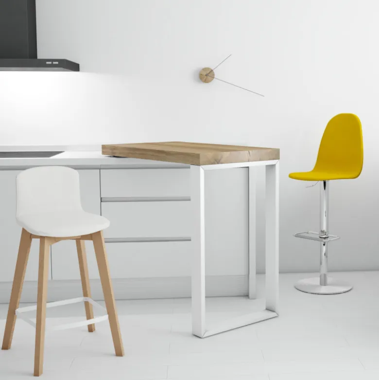 Play Tabouret réglable moderne en synthétique et métal