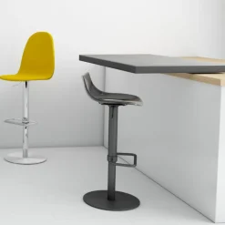 Play Tabouret réglable moderne en synthétique et métal