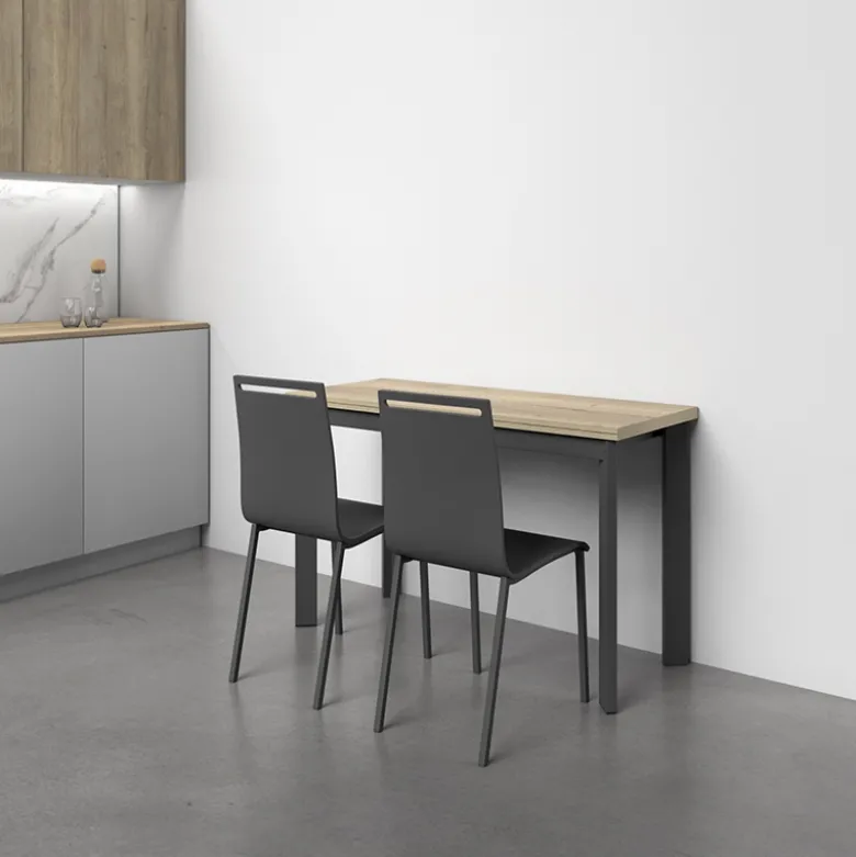 Poker Minor Table petit espace extensible en stratifié