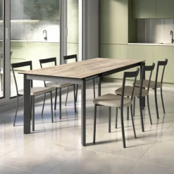 Poker Table petit espace extensible en céramique